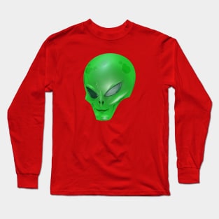 Green Alien Creature Long Sleeve T-Shirt